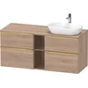 Image de Duravit D-neo Bâti-support Lavabo Suspendu (découpe À Droite),