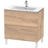 Image de Duravit L-cube Bâti-support Pour Lavabo À Poser, 2 Tiroirs,