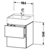 Image de Duravit Lc627405555 Lc Wtu Blanc 484x459x544 Oeuf Marbré