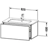 Image de Duravit Lc614105555 Lc Wtu Wh 820x481x400 Az 1 Ei Mr Mt