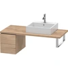 Image de Duravit L-cube Élément Bas Pour Console, 2 Tiroirs,