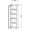 Image de Duravit Lc1181r5555 Lc Hs 500x363x1760 Eiglasuriert Mt