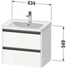 Image de Duravit Ketho.2 Bâti-support Pour Lavabo Suspendu, 2 Tiroirs,