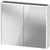 Image de Armoire de toilette Duravit D-Code, prise type F (EU, DE), 2 portes, champ lumineux LED en haut, 800x700mm, 6 W, DC7106018180000