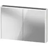Image de Armoire de toilette Duravit D-Code, prise type F (EU, DE), 2 portes, champ lumineux LED en haut, 1000x700mm, 7 W, DC7107018180000