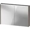 Image de Armoire de toilette Duravit D-Code, prise type F (EU, DE), 2 portes, champ lumineux LED en haut, 1000x700mm, 7 W, DC7107043430000