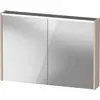 Image de Armoire de toilette Duravit D-Code, prise type F (EU, DE), 2 portes, champ lumineux LED en haut, 1000x700mm, 7 W, DC7107091910000