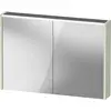 Image de Armoire de toilette Duravit D-Code, prise type F (EU, DE), 2 portes, champ lumineux LED en haut, 1000x700mm, 7 W, DC71070HHHH0000