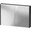 Image de Armoire de toilette Duravit D-Code, prise type F (EU, DE), 2 portes, champ lumineux LED en haut, 1000x700mm, 7 W, DC7107049490000