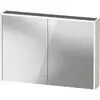 Image de Armoire de toilette Duravit D-Code, prise type F (EU, DE), 2 portes, champ lumineux LED en haut, 1000x700mm, 7 W, DC7107022220000