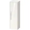 Image de Duravit D-Code Armoire mi-haute, 1 porte avec butée à droite, 400x360x1320mm, avec poignée, DC1338R10220000