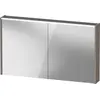 Image de Armoire de toilette Duravit D-Code, prise type F (EU, DE), 2 portes, champ lumineux LED en haut, 1200x700mm, 9 W, DC7108043430000