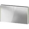Image de Armoire de toilette Duravit D-Code, prise type F (EU, DE), 2 portes, champ lumineux LED en haut, 1200x700mm, 9 W, DC71080HHHH0000