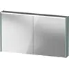 Image de Armoire de toilette Duravit D-Code, prise type F (EU, DE), 2 portes, champ lumineux LED en haut, 1200x700mm, 9 W, DC71080HGHG0000