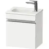 Image de Duravit Sivida bâti-support pour lavabo, charnières à gauche, poignée profilée chromée, 400x295x440mm, pour Sivida, SV4649L10180000
