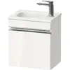 Image de Duravit Sivida bâti-support pour lavabo, charnières à gauche, poignée profilée chromée, 400x295x440mm, pour Sivida, SV4649L10220000