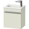Image de Duravit Sivida bâti-support pour lavabo, charnières à droite, poignée profilée chromée, 400x295x440mm, pour Sivida, SV4649R10HH0000