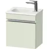 Image de Duravit Sivida bâti-support pour lavabo, charnières à gauche, poignée profilée chromée, 400x295x440mm, pour Sivida, SV4649L10HH0000