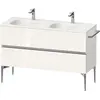 Image de Duravit Sivida Meuble sous-lavabo, 2 tiroirs, poignée profilée chromée, 1280x477x592mm, pour Sivida, SV4654010220000