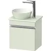 Image de Duravit Sivida Meuble sous-lavabo sur console, charnières à droite, poignée profilée chromée, 400x325x440mm, SV4656R10HH0000
