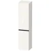 Image de Duravit Sivida Armoire haute, poignée noire diamant mat, charnières à droite, 2 portes, 400x374x1440mm, SV1370RBD220000