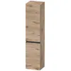 Image de Duravit Sivida Armoire haute, poignée noire diamantée mat, charnières à gauche, 2 portes, 400x374x1440mm, SV1370LBD550000