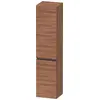 Image de Duravit Sivida Armoire haute, poignée noire diamantée mat, charnières à gauche, 2 portes, 400x374x1440mm, SV1370LBD790000