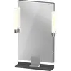 Image de Duravit Sivida miroir, chrome, 450x36x650mm, éclairage à poser, interrupteur à détecteur, raccordement au réseau, SV7420010490000