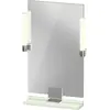 Image de Duravit Sivida miroir, chrome, 450x36x650mm, éclairage à poser, interrupteur à détecteur, raccordement au réseau, SV7420010HH0000