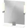 Image de Duravit Sivida miroir, chrome, 650x36x650mm, éclairage à poser, interrupteur à détecteur, raccordement au réseau, SV7421010180000