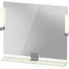 Image de Duravit Sivida miroir, chrome, 850x36x650mm, éclairage à poser, interrupteur à détecteur, raccordement au réseau, SV7422010HH0000