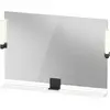 Image de Duravit Sivida miroir, noir diamant mat, 1050x36x650mm, éclairage à poser, interrupteur à détecteur, raccordement au réseau, SV74230BD220000