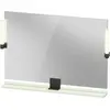 Image de Duravit Sivida miroir, noir diamant mat, 1050x36x650mm, éclairage à poser, interrupteur à détecteur, raccordement au réseau, SV74230BDHH0000