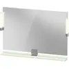 Image de Duravit Sivida miroir, chrome, 1050x36x650mm, éclairage à poser, interrupteur à détecteur, raccordement au réseau, SV7423010HH0000