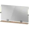 Image de Duravit Sivida miroir, chrome, 1250x36x650mm, éclairage à poser, interrupteur à détecteur, raccordement au réseau, SV7424010550000