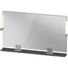 Image de Duravit Sivida miroir, chrome, 1250x36x650mm, éclairage à poser, interrupteur à détecteur, raccordement au réseau, SV7424010490000