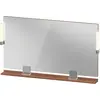 Image de Duravit Sivida miroir, chrome, 1250x36x650mm, éclairage à poser, interrupteur à détecteur, raccordement au réseau, SV7424010790000