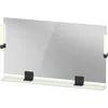 Image de Duravit Sivida miroir, noir diamant mat, 1250x36x650mm, éclairage à poser, interrupteur à détecteur, raccordement au réseau, SV74240BDHH0000