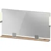 Image de Duravit Sivida miroir, chrome, 1330x36x650mm, éclairage à poser, interrupteur à détecteur, raccordement au réseau, SV7425010550000
