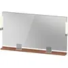 Image de Duravit Sivida miroir, chrome, 1330x36x650mm, éclairage à poser, interrupteur à détecteur, raccordement au réseau, SV7425010790000
