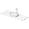 Image de Set de lavabos Duravit Sivida rond avec console 1280x500x123mm, 2680153200