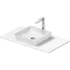 Image de Duravit Sivida Set lavabos rectangulaires incl. console 880x500x123mm, 2680183200