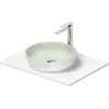 Image de Set de lavabos Duravit Sivida rond avec console 680x500x123mm, 268012FG00