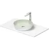 Image de Set de lavabos Duravit Sivida rond avec console 880x500x123mm, 268013FG00