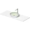 Image de Set de lavabos Duravit Sivida rond avec console 1280x500x123mm, 268015FG00