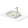 Image de Duravit Sivida Set lavabos rectangulaires incl. console 880x500x123mm, 268018FG00