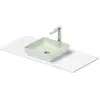 Image de Duravit Sivida Set lavabos rectangulaires incl. console 1080x500x123mm, 268019FG00