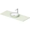 Image de Set de lavabos Duravit Sivida rond avec console 1280x500x123mm, 268015FH00