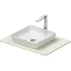 Image de Duravit Sivida Set lavabos rectangulaires incl. console 680x500x123mm, 268017FH00