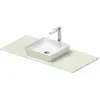 Image de Duravit Sivida Set lavabos rectangulaires incl. console 1080x500x123mm, 268019FH00